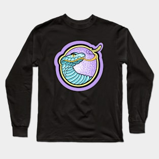 Purple snake Long Sleeve T-Shirt